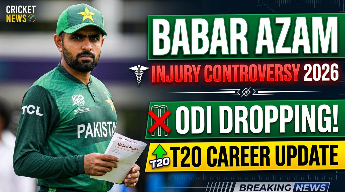 Babar Azam Injury Controversy 2026: ODI Dropping & T20 Career Update