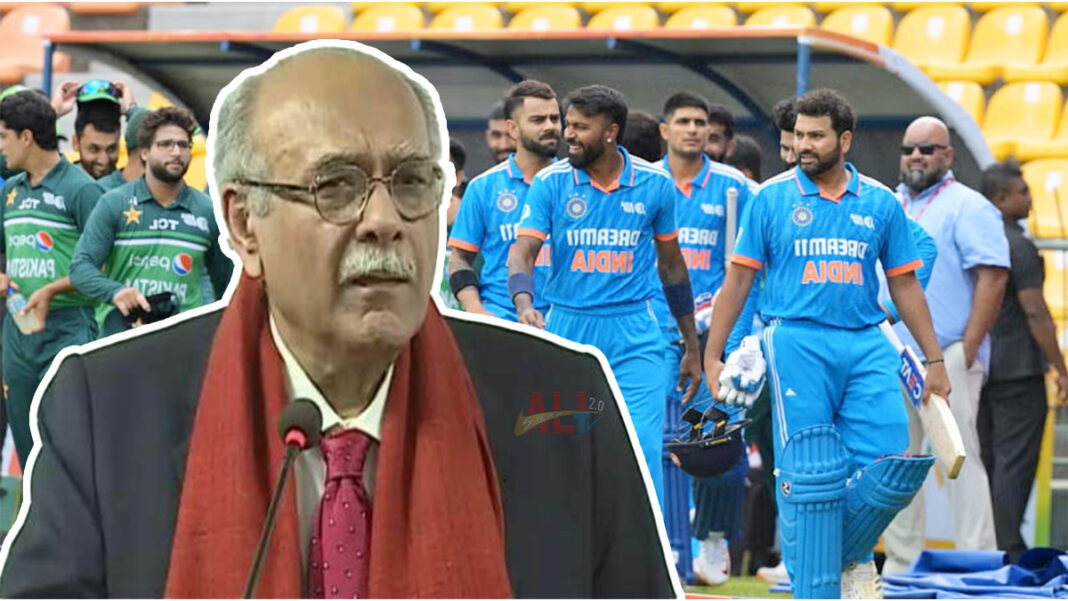 Senior journalist and former chairman of the Pakistan Cricket Board (PCB), Najam Sethi, spoke about the issue of the Champions Trophy, Reaction of Najam Sethi on India's Refusal to Visit Pakistan for Champions Trophy