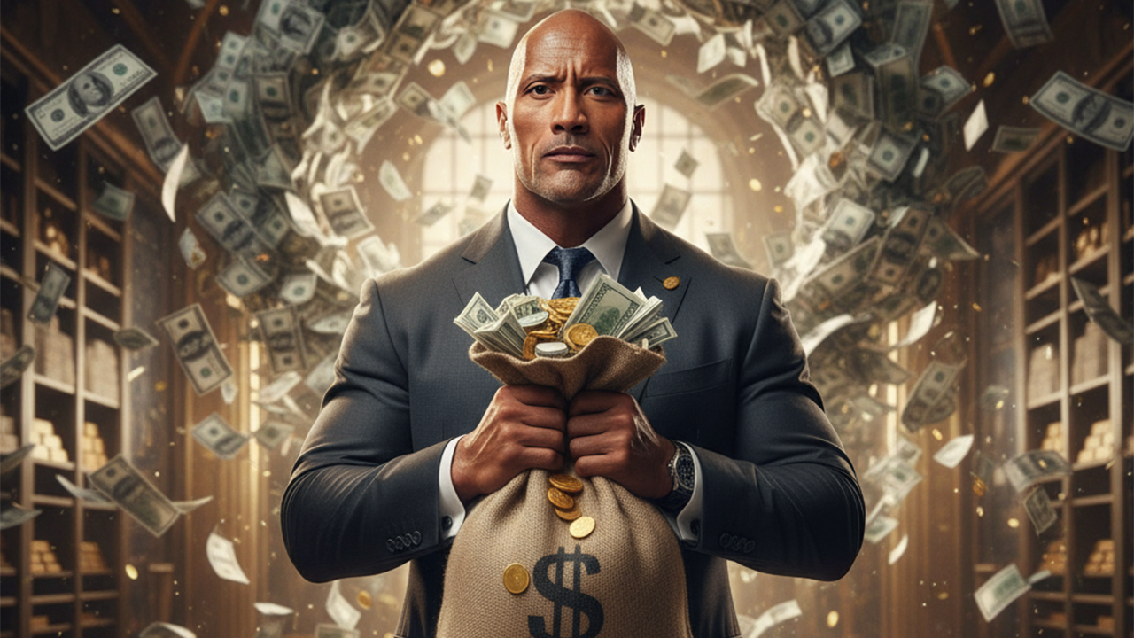 Dwayne Johnson is currently one of Hollywood's most expensive and in-demand actors. His total net worth of $1.19 billion